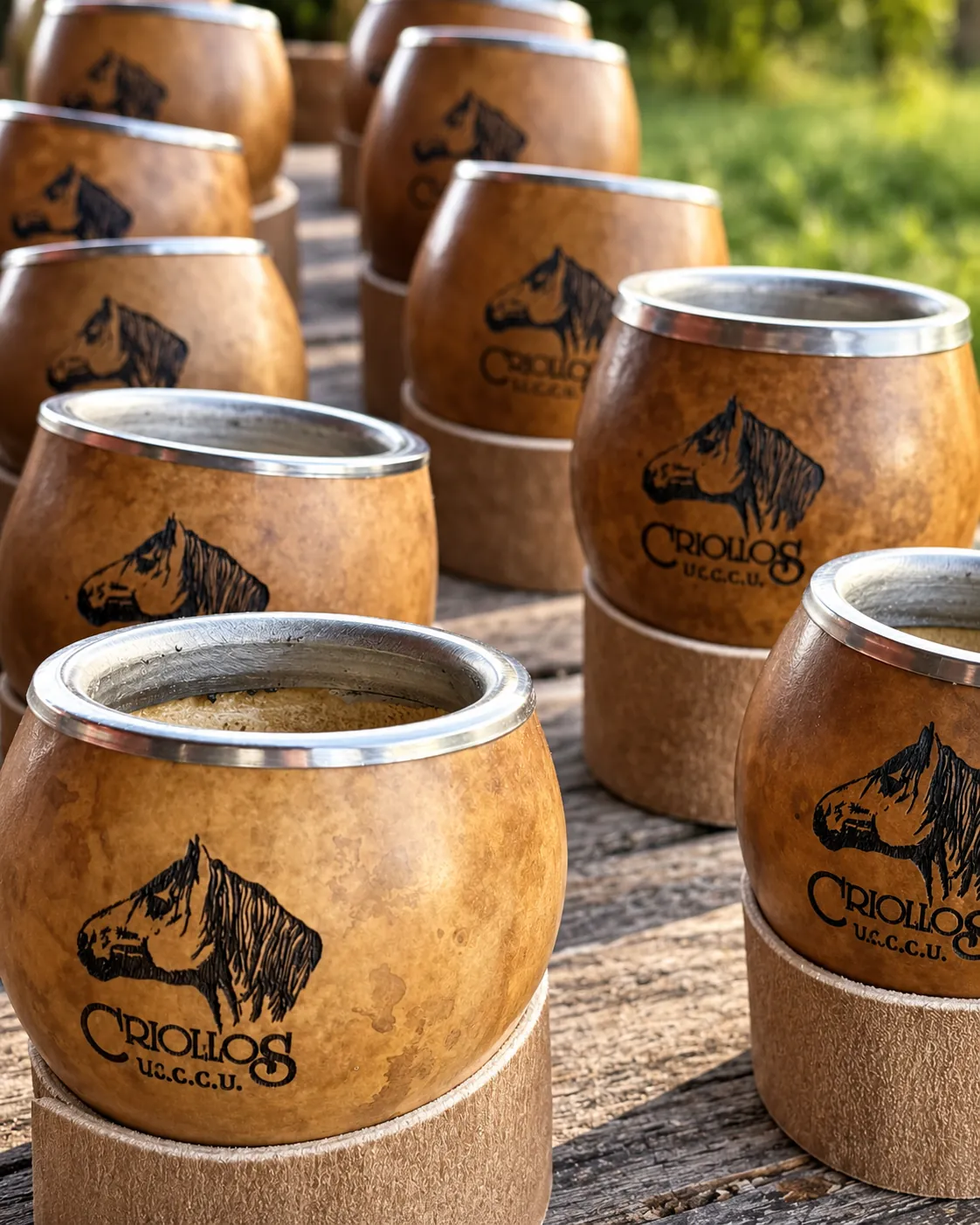 Mates grabados para Criollos U.C.C.U.